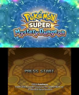 Pokemon Super Mystery Dungeon Title Screen